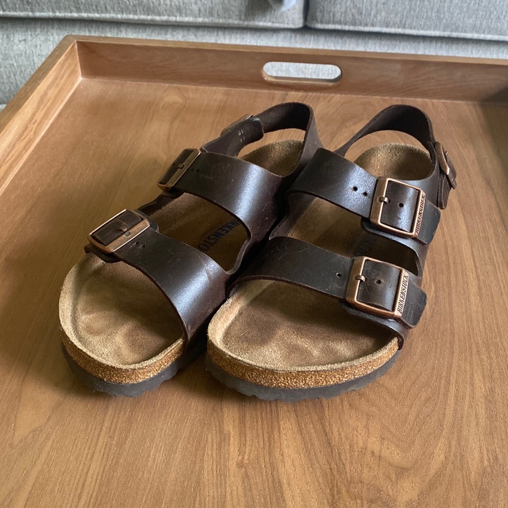 Birkenstock Milano Leather soft Bed Size 40